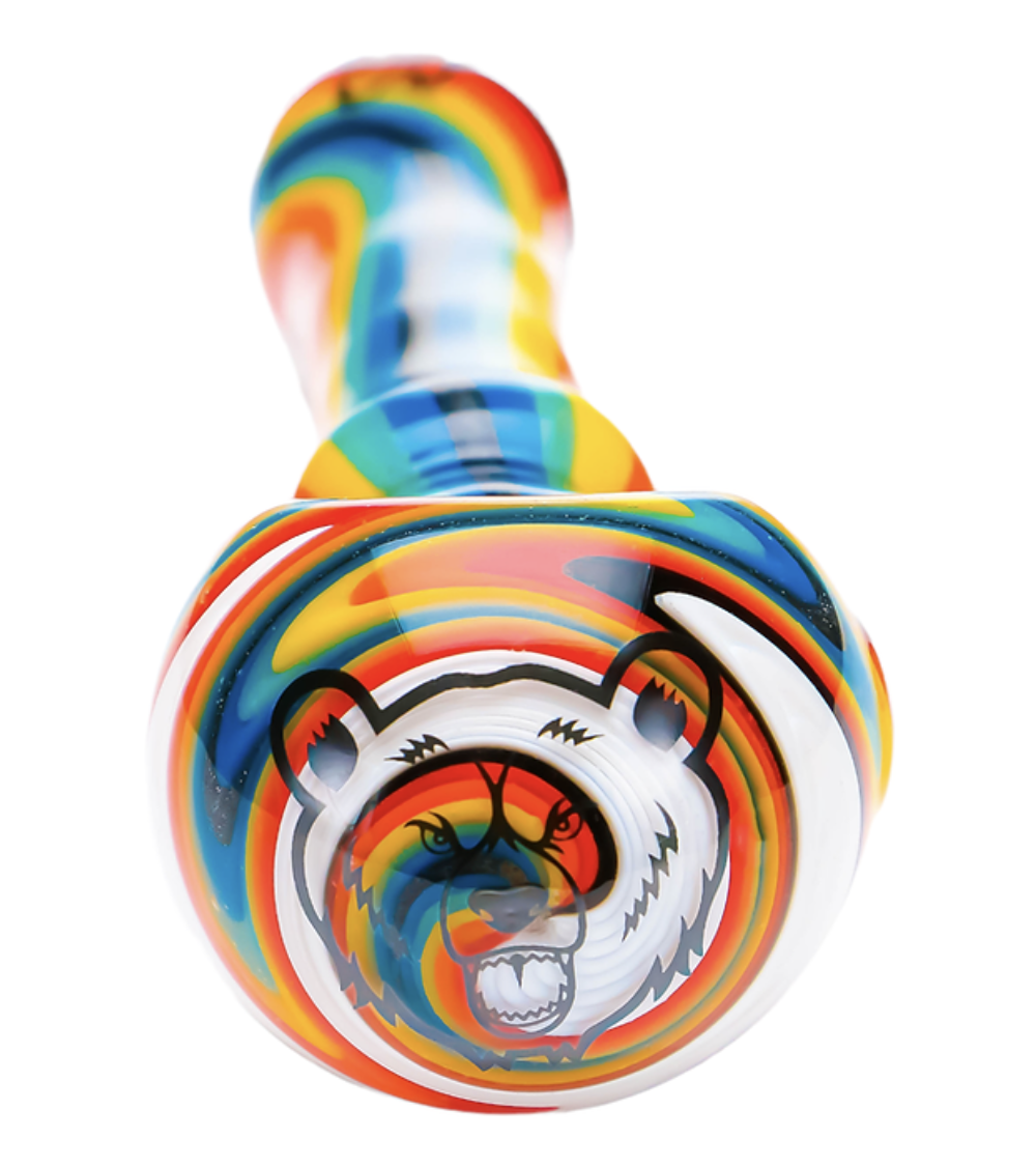 Alternative view of GREEN BEAR GLASS: WIG WAG MARIA SPOON