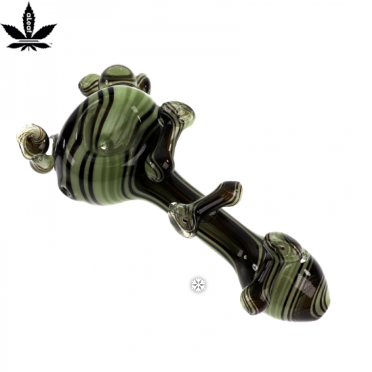 ALEAF GLASS: SPOON ON TOP HAND PIPE