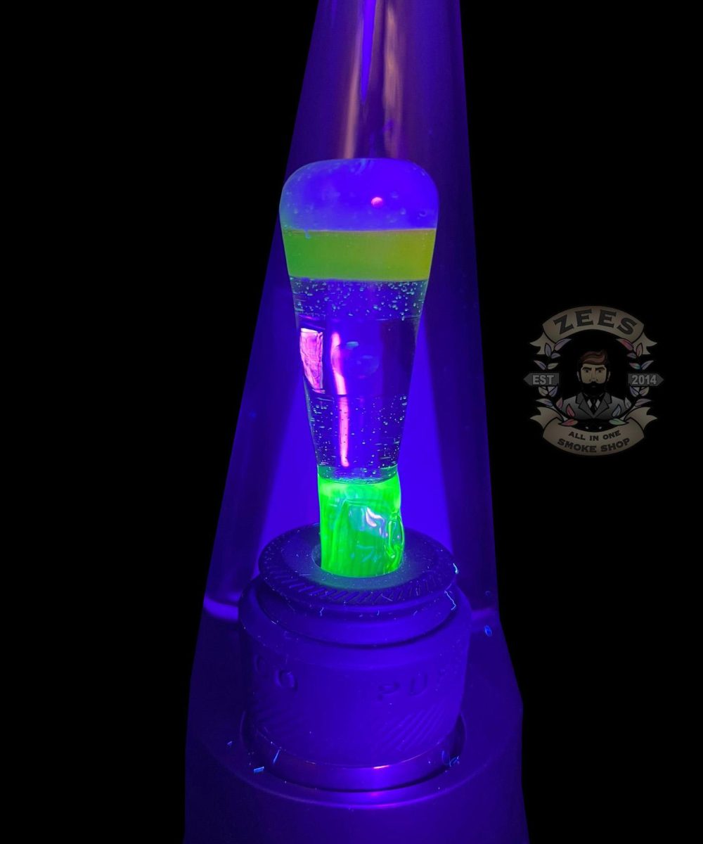 Alternative view of COOPERS GLASS: PREMIUM ENCASED OPAL PUFFCO PRO SPINNER BALL CAP