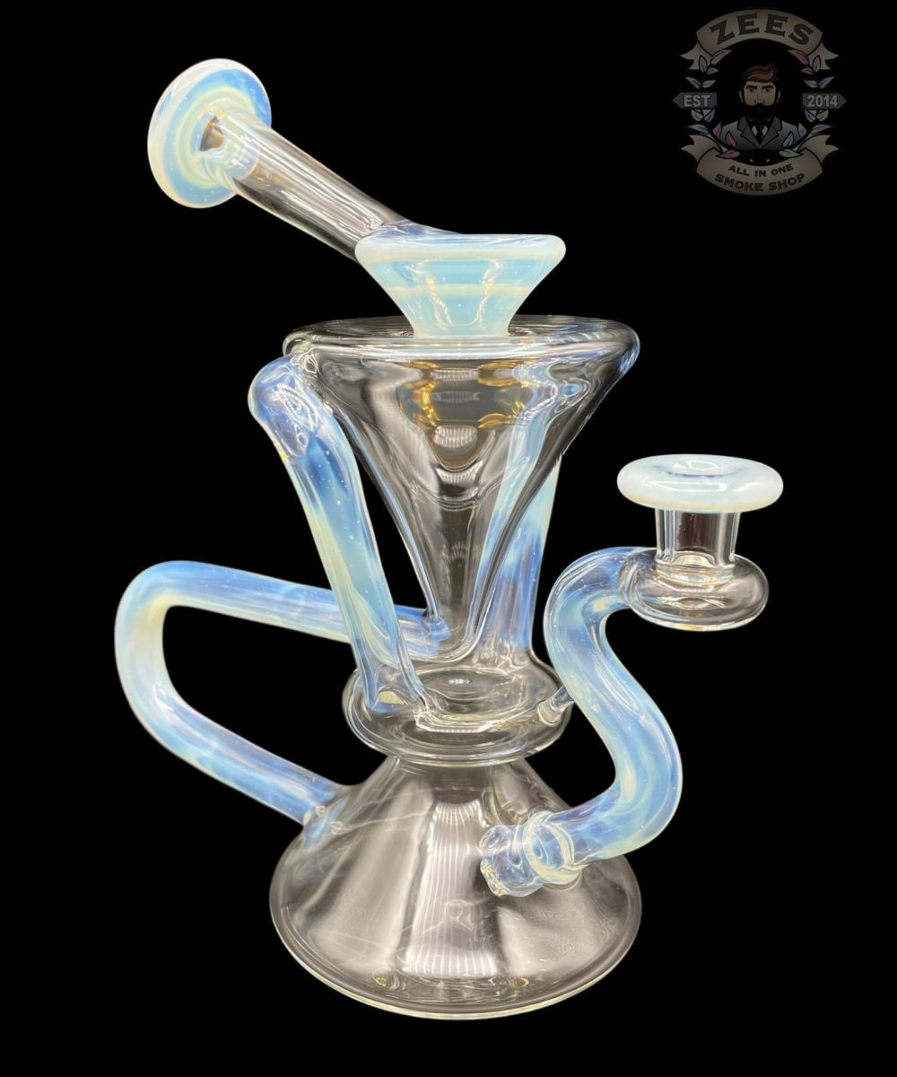 MCGREW GLASS: GHOST DUAL UPTAKE FLOATER RECYCLER