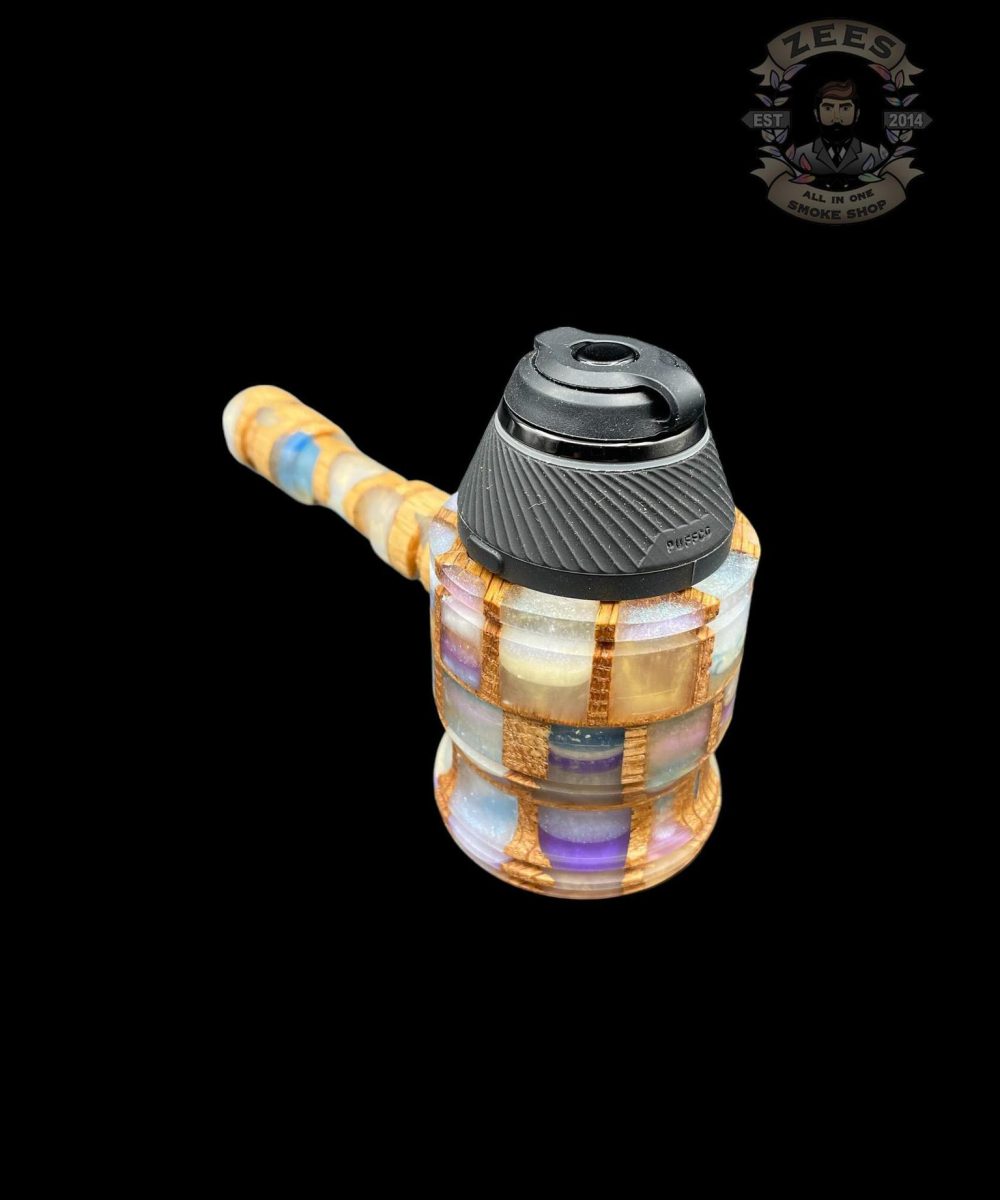 Alternative view of CARVED POURS: RESIN WOOD PUFFCO PROXY ATTACHMENT