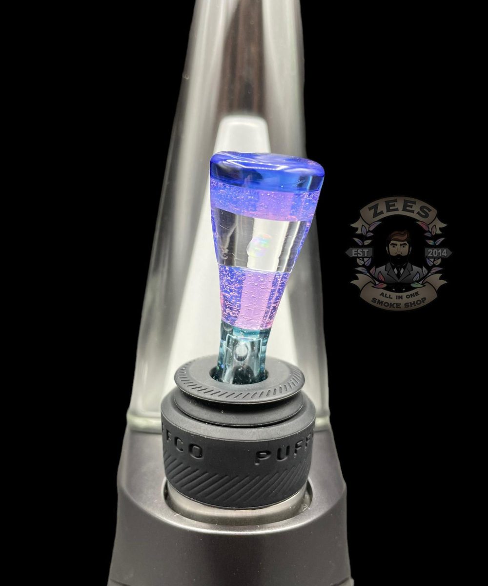 COOPERS GLASS: ENCASED OPAL CHIP PUFFCO PEAK PRO SPINNER BALL CAP