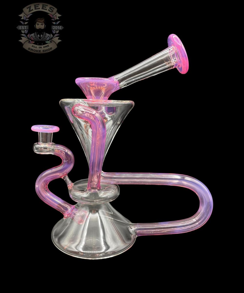 Alternative view of MCGREW GLASS: TELEMAGENTA DUAL UPTAKE FLOATER RECYCLER