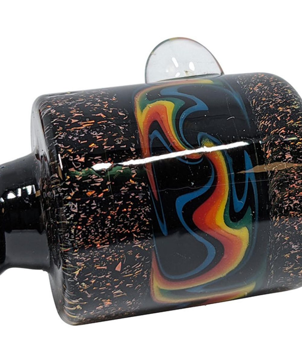 Alternative view of 14MM HIGH GRADE DICHRO COLOR WIG WAG FLOWER SLIDE