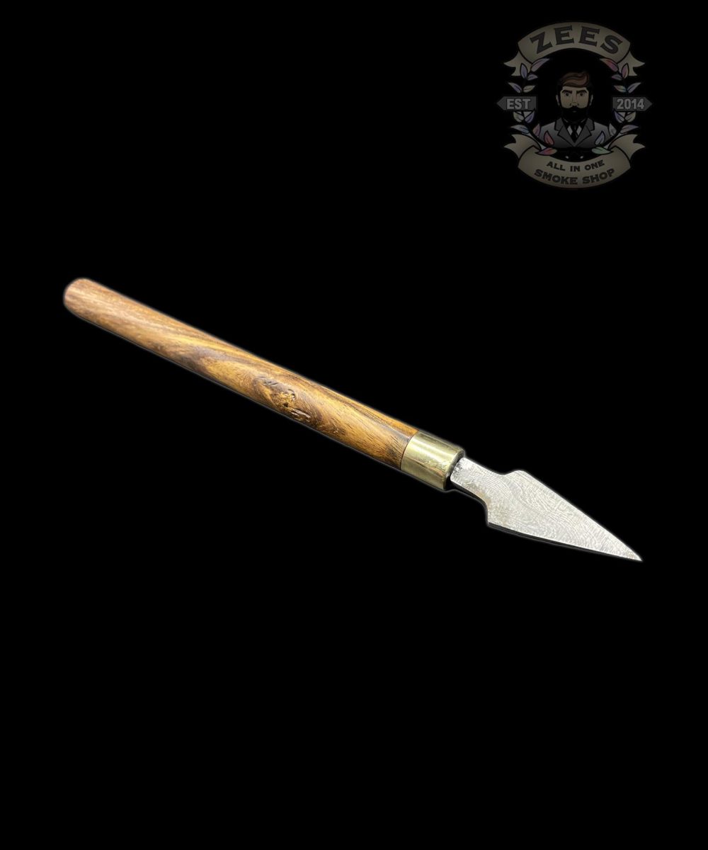 HK KNIVES: DAMASCUS STEEL SPEAR DABBERS ASSORTED STYLES