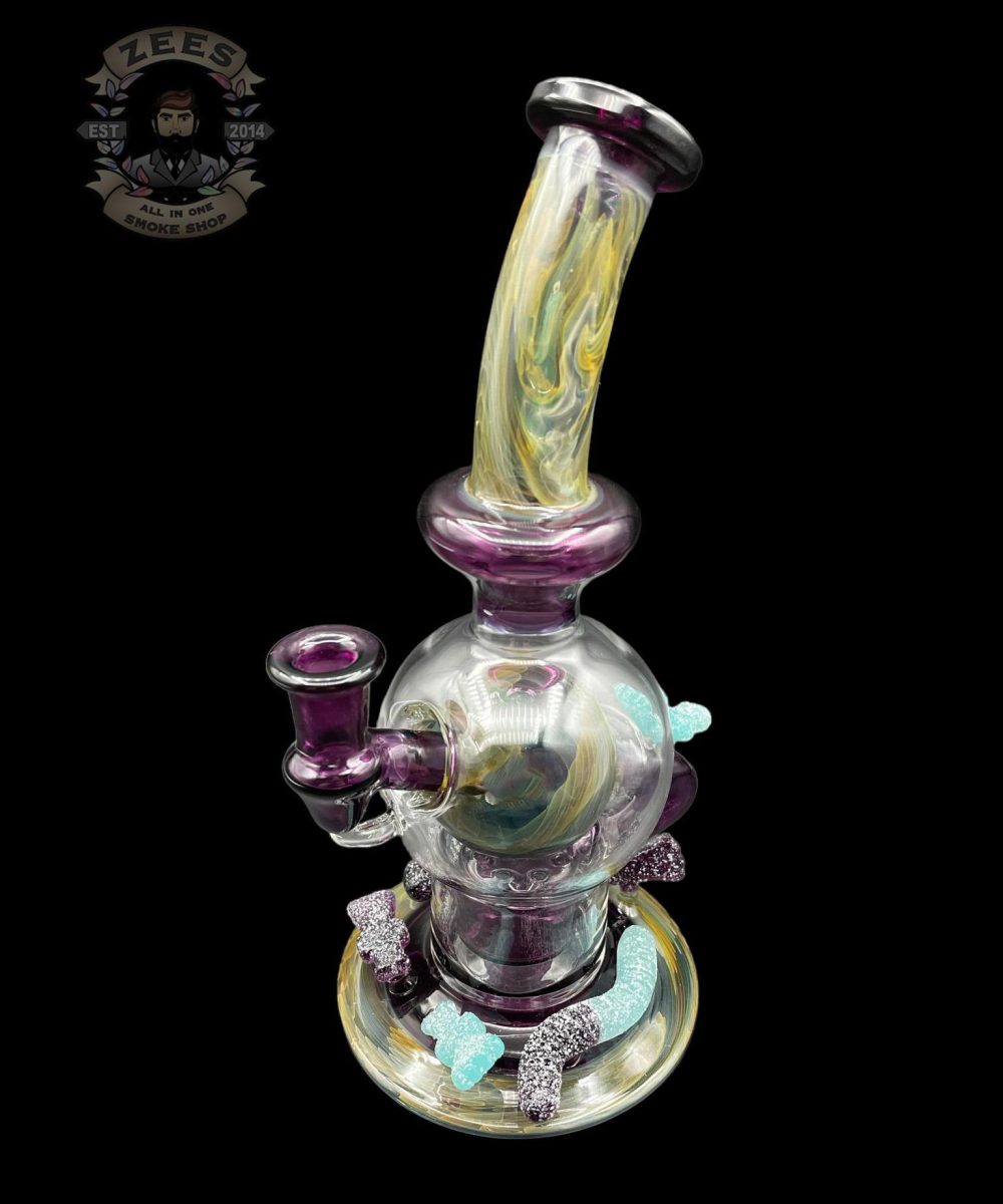 Alternative view of EMPERIAL GLASS: 8" TERRY SHARP COLLAB FOLD FUME GUMMY BALL RIG