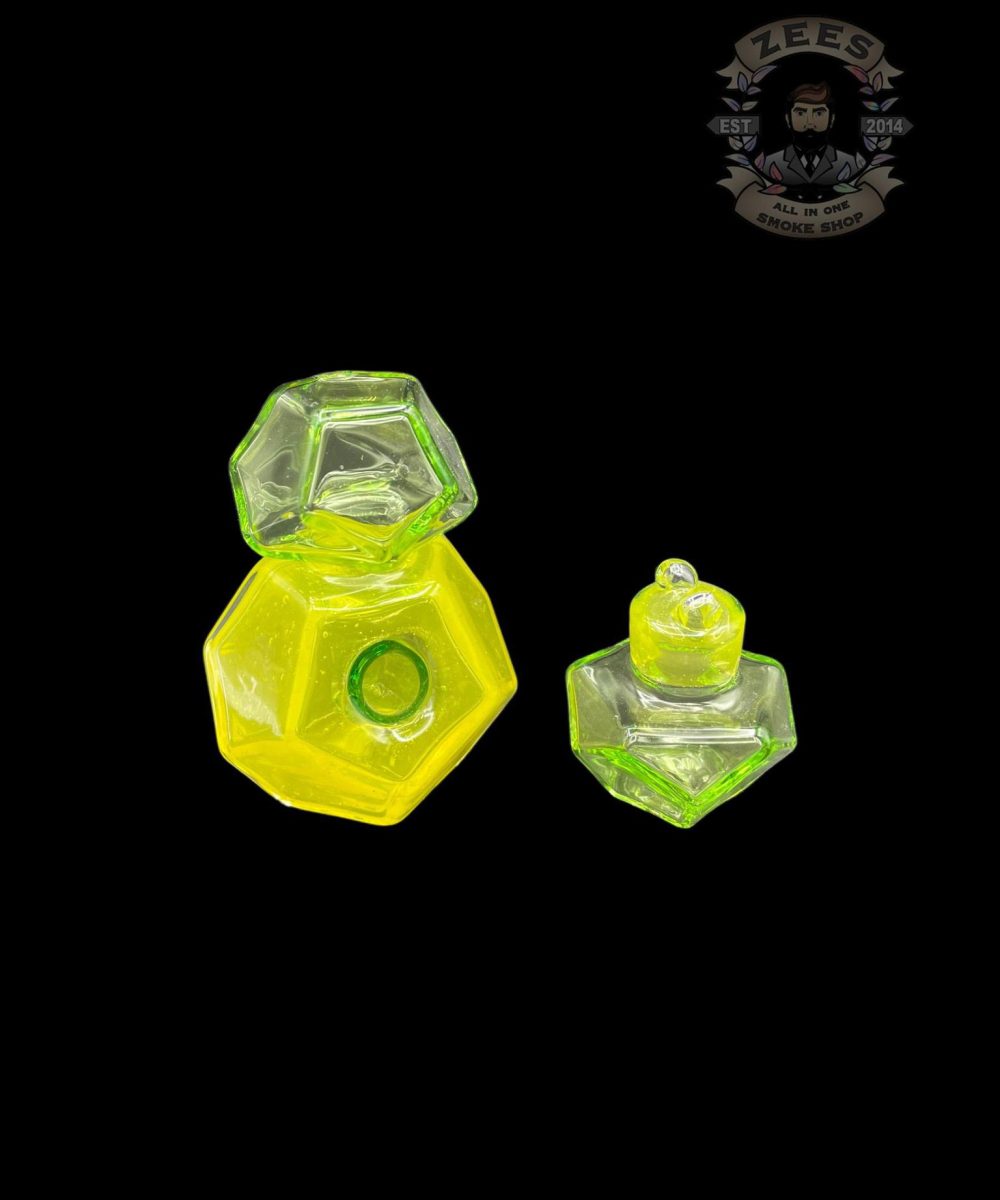 KUHNS GLASS: LEMON AND LIME GEO TRAVELER