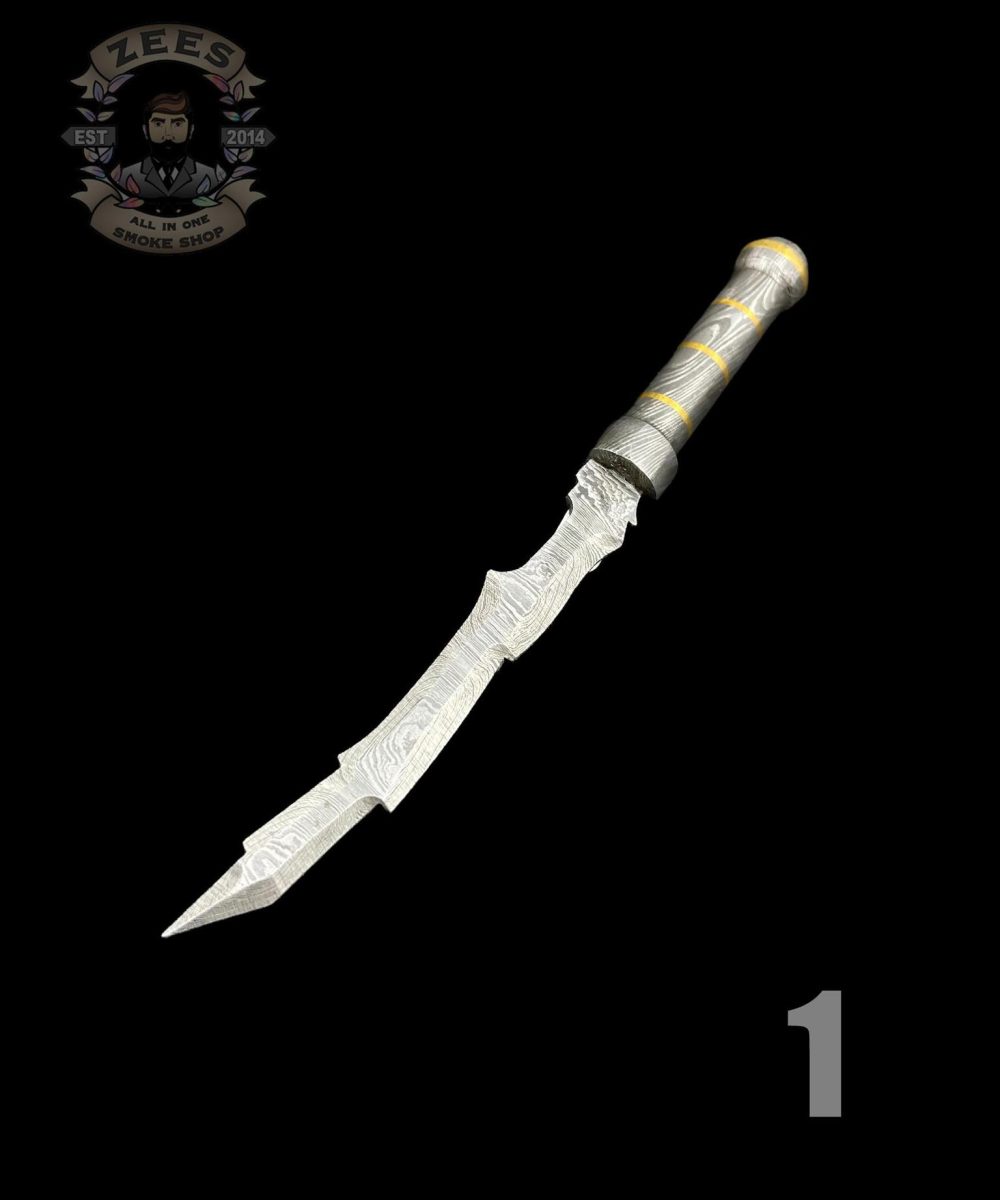 Alternative view of DAMASCUS HK KNIVES: FULL DAMASCUS SWORD DABBER