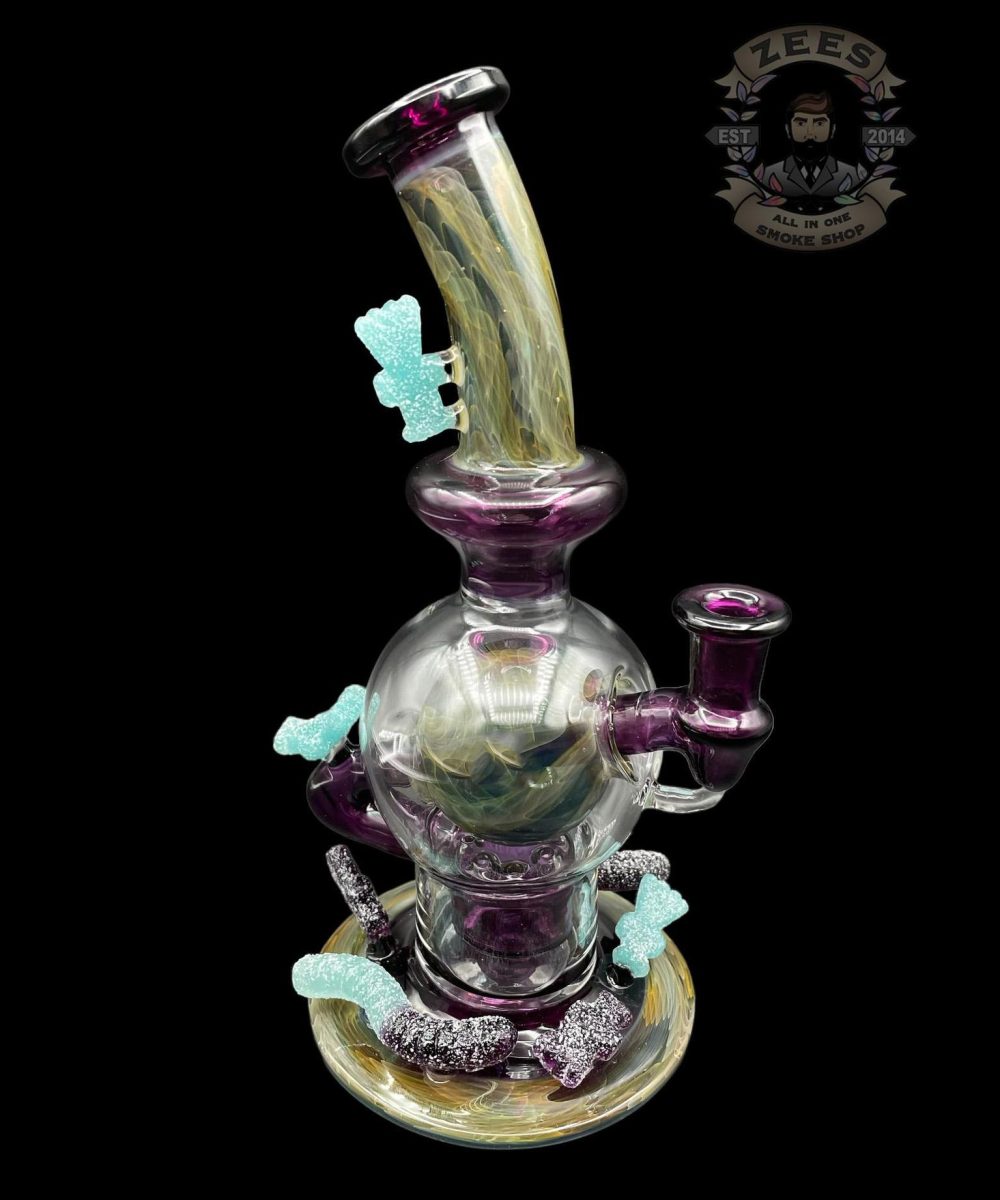 EMPERIAL GLASS: 8" TERRY SHARP COLLAB FOLD FUME GUMMY BALL RIG
