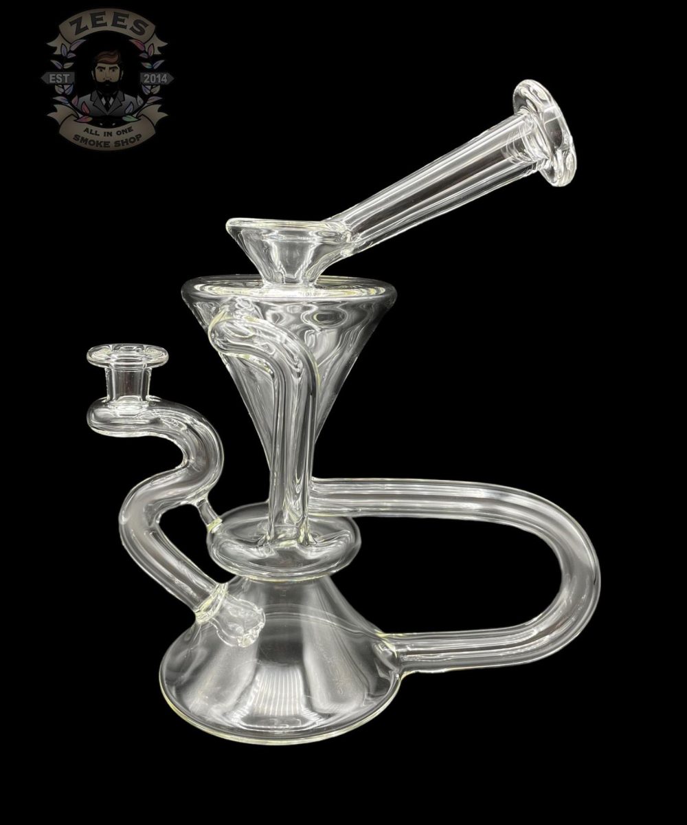 Alternative view of MCGREW GLASS: CLEAR DUAL UPTAKE FLOATER RECYCLER