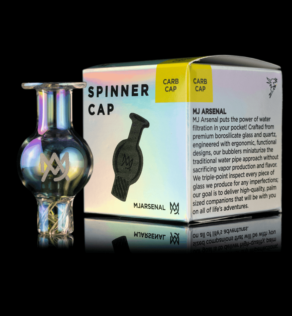 Alternative view of MJ ARSENAL: IRIDESCENT SPINNER CAP LE
