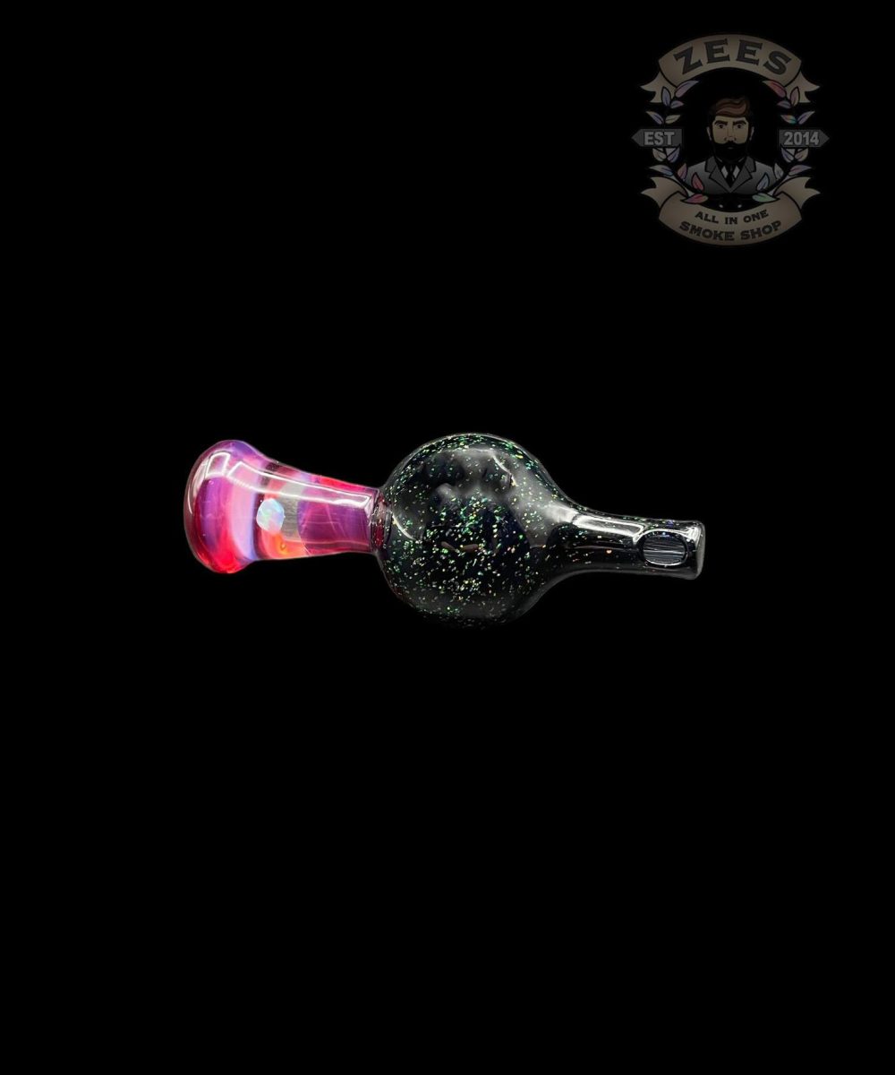 CHEVELLE GLASS: ENCASED OPAL 25MM BUBBLE CAP FOR BANGERS