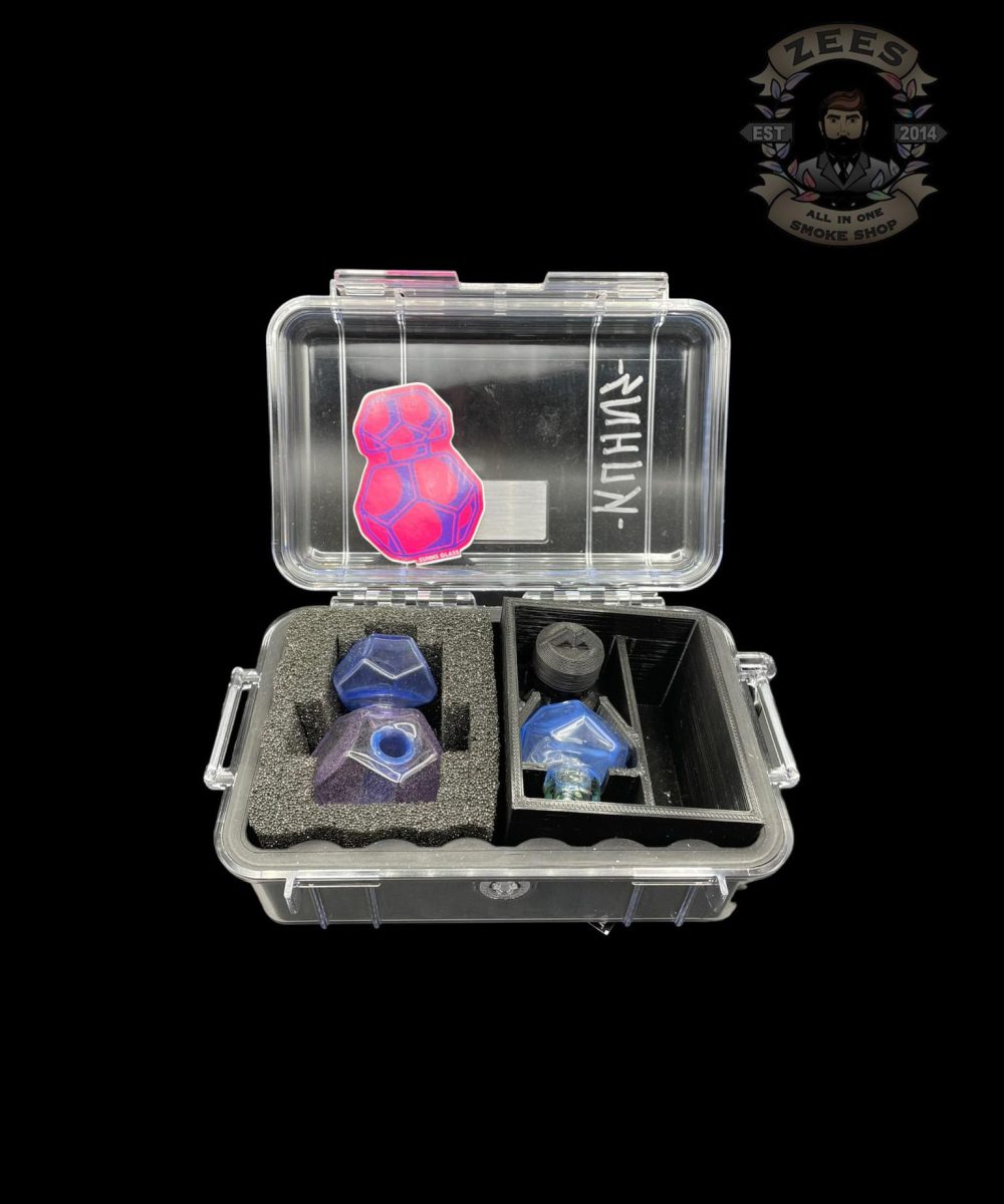 Alternative view of KUHNS GLASS: PINK AND PURPLE GEO TRAVELER