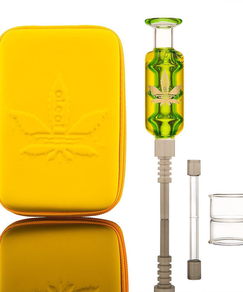 Alternative view of ALEAF GLASS: 6" TWISTED GEL PERCOLATOR NECTAR COLLECTOR