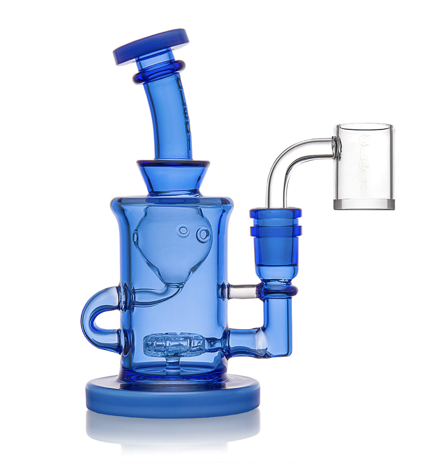 ALEAF GLASS: 6" UFO PERK RECYCLER