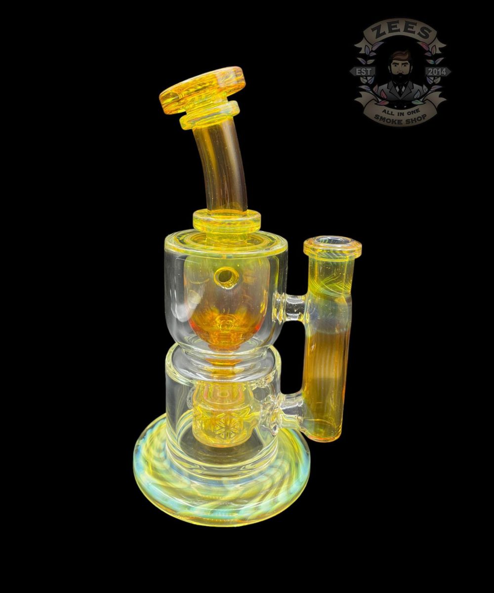 FATBOY GLASS: NS YELLOW TAURUS INCYCLER RIG