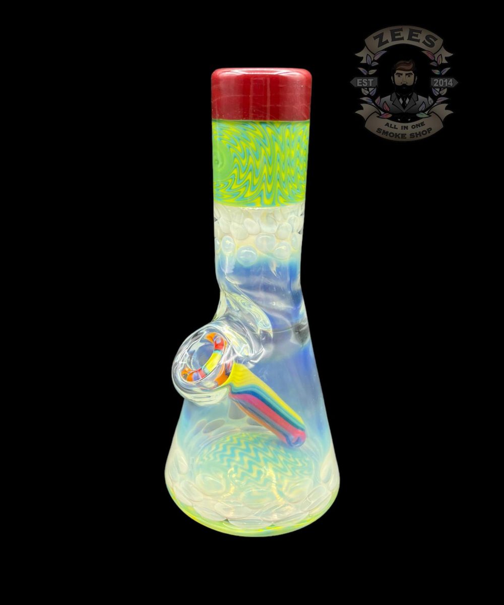 Alternative view of NES GLASS: 5" RAINBOW WIG WAG MICRO TUBE #8