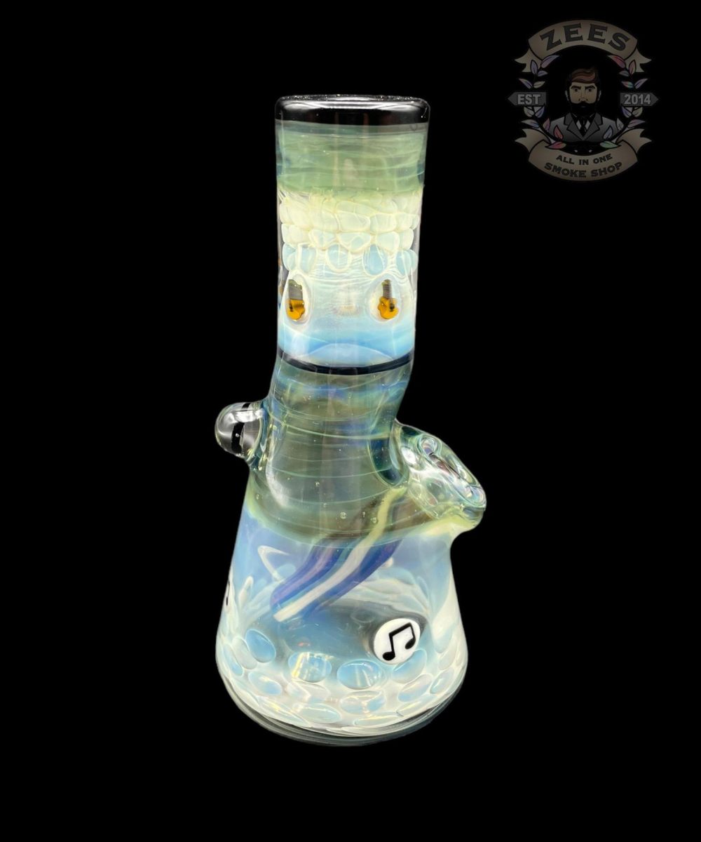 NES GLASS: 5" MUSIC NOTES MICRO TUBE #7