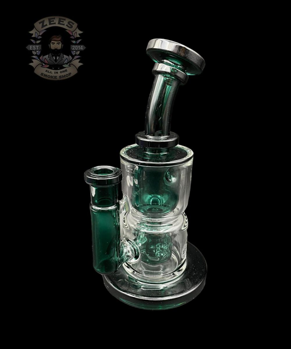 Alternative view of FATBOY GLASS: TEAL TAURUS INCYCLER RIG
