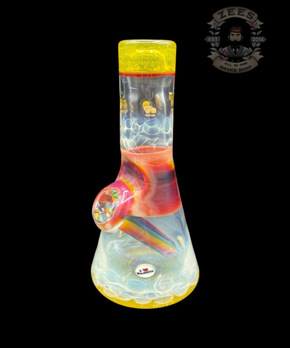 Alternative view of NES GLASS: 5" NSFW RED FOLD FUME MICRO TUBE #9