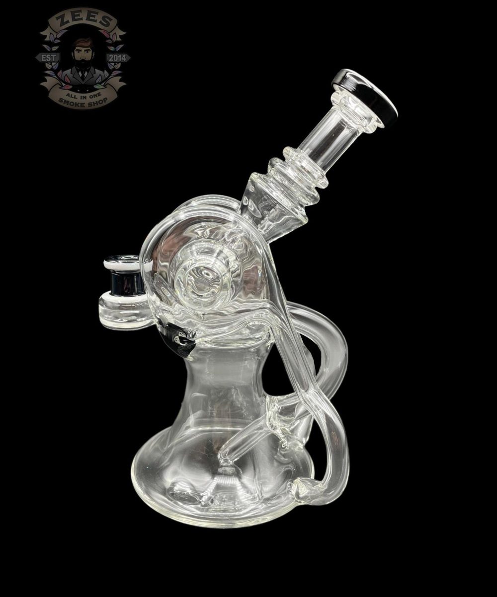 Alternative view of ERY GLASS: BLACK ACCENT DUAL UPTAKE RECYCLER
