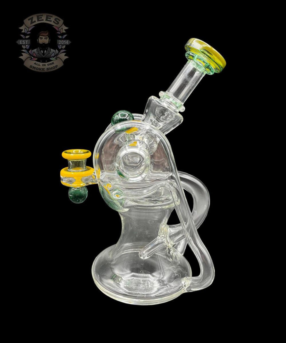 Alternative view of ERY GLASS: LEMON LIME DUAL UPTAKE RECYCLER