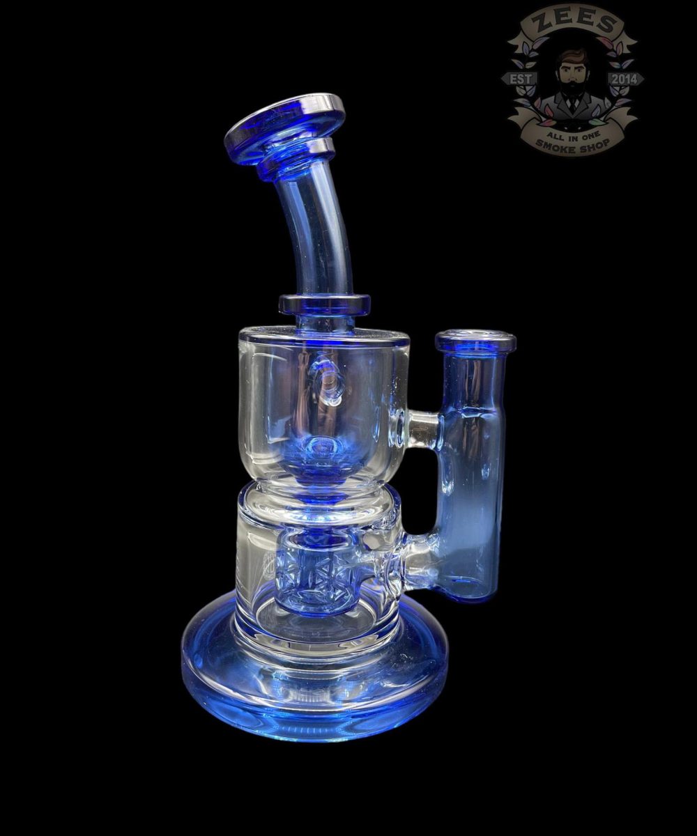 FATBOY GLASS: BLUE DREAM TAURUS INCYCLER RIG