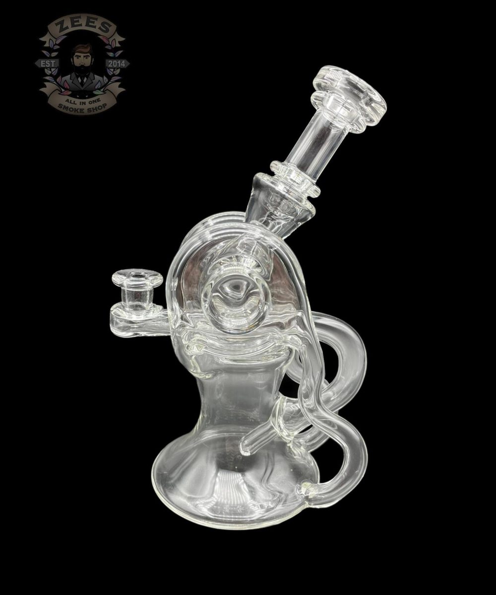 Alternative view of ERY GLASS: CLEAR CURVED DUAL UPTAKE RECYCLER