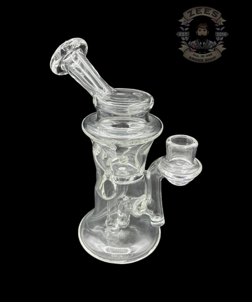 DJINN GLASS: CLEAR GILL RECYCLER #4