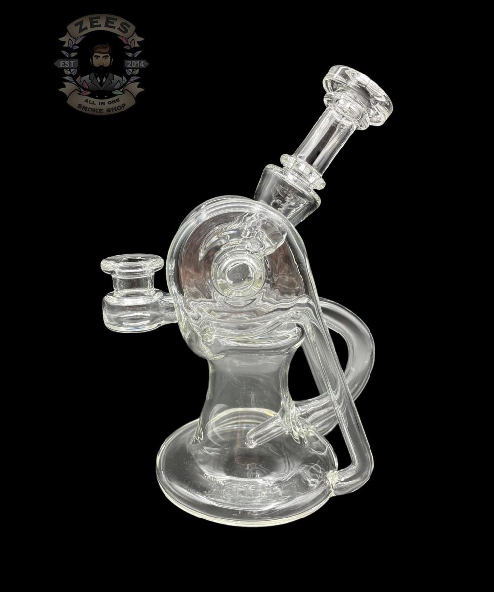 Alternative view of ERY GLASS: CLEAR STRAIGHT DUAL UPTAKE RECYCLER