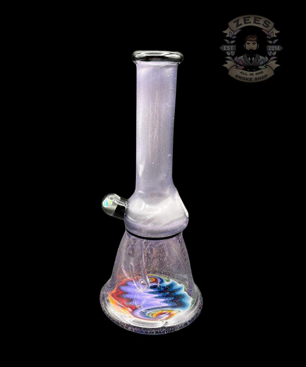 ANTHO 805: SATIN PURPLE RAINBOW WIG WAG PULL TUBE