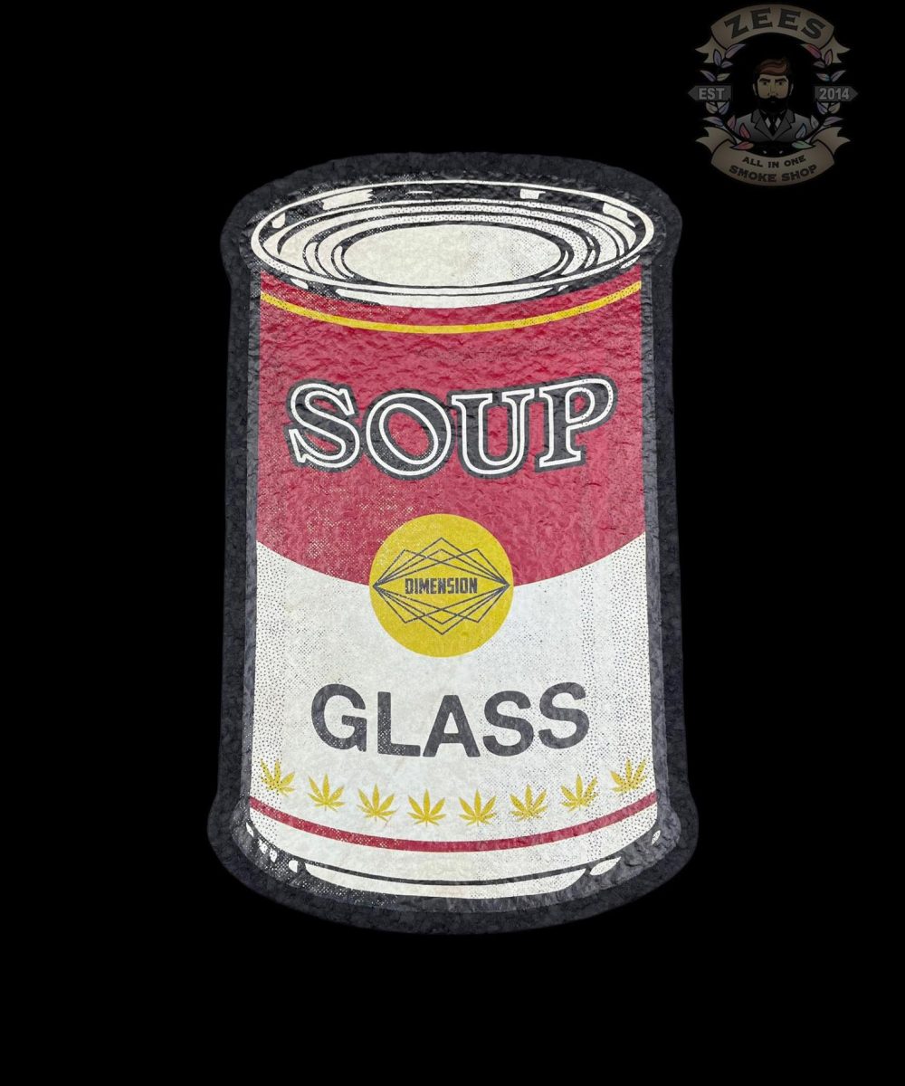 SOUP GLASS X MOOD MATS: 5" SOUP CAN MAT