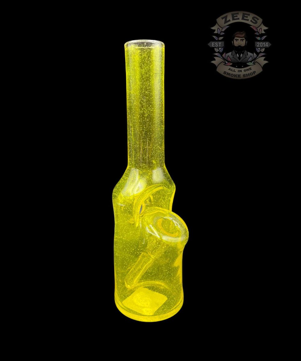 BRO-D GLASS ART: LEMON DROP BOTTLE RIG #10