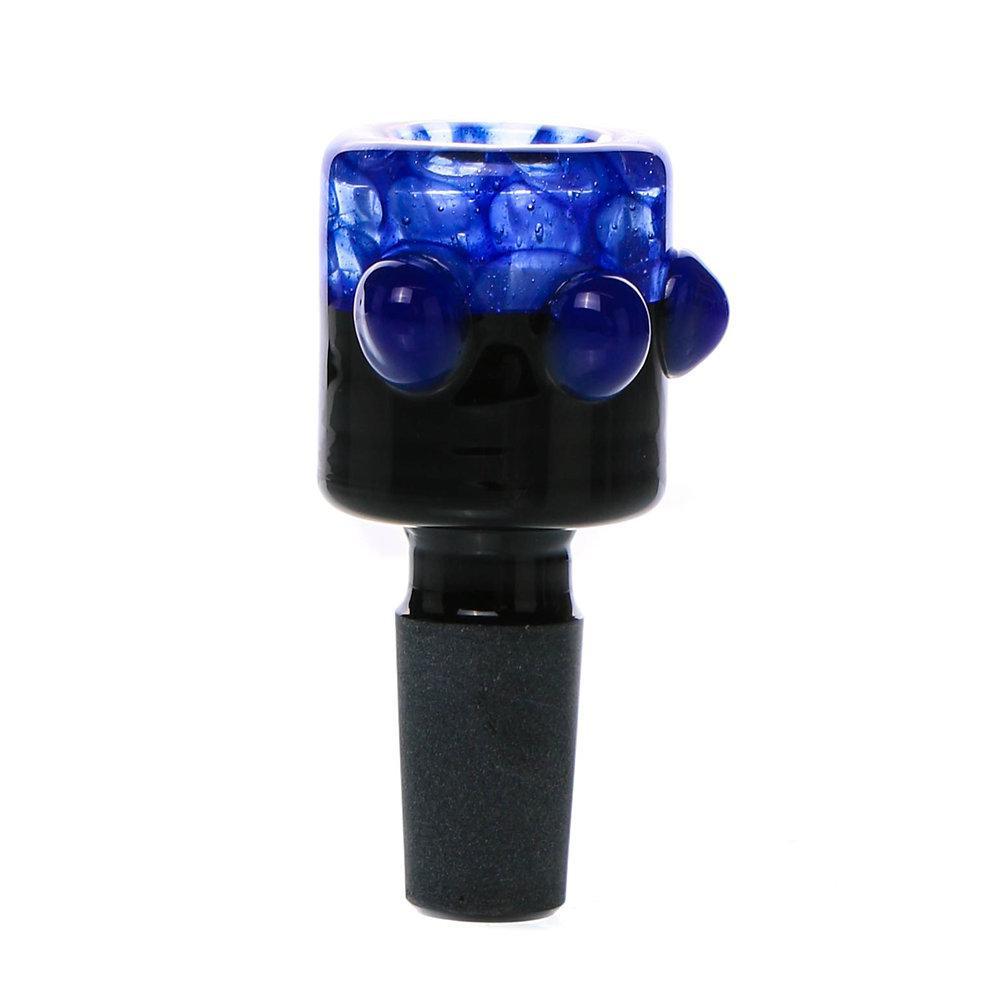 Alternative view of GREEN BEAR GLASS: TRI DOT HONEY COMB FLOWER SLIDE