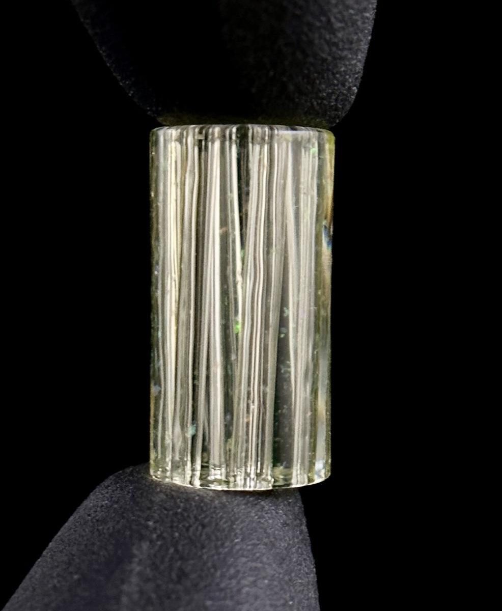 KOVACS GLASS: CITRINE CRUSHED OPAL TIP