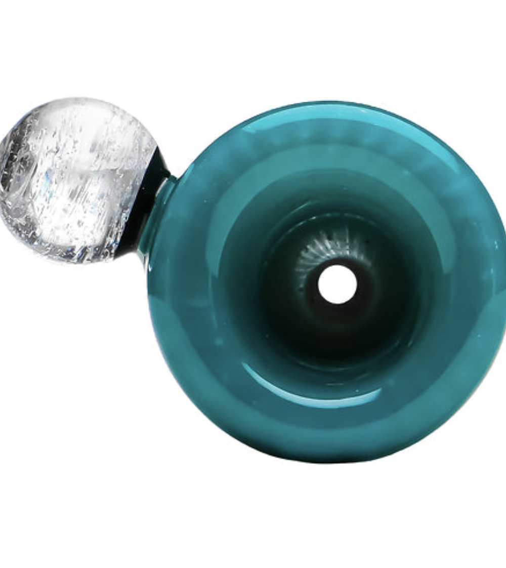 Alternative view of GREEN BEAR GLASS: DICHRO FLOWER SLIDE