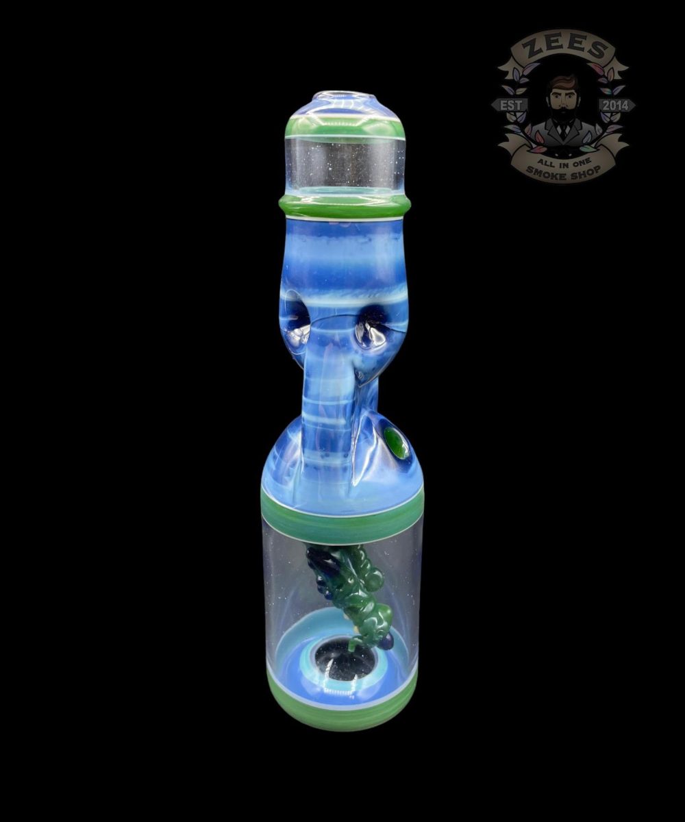 Alternative view of TONY KAZY GLASS x JACK BLEW: DRAGON HEAD SAKE BOTTLE