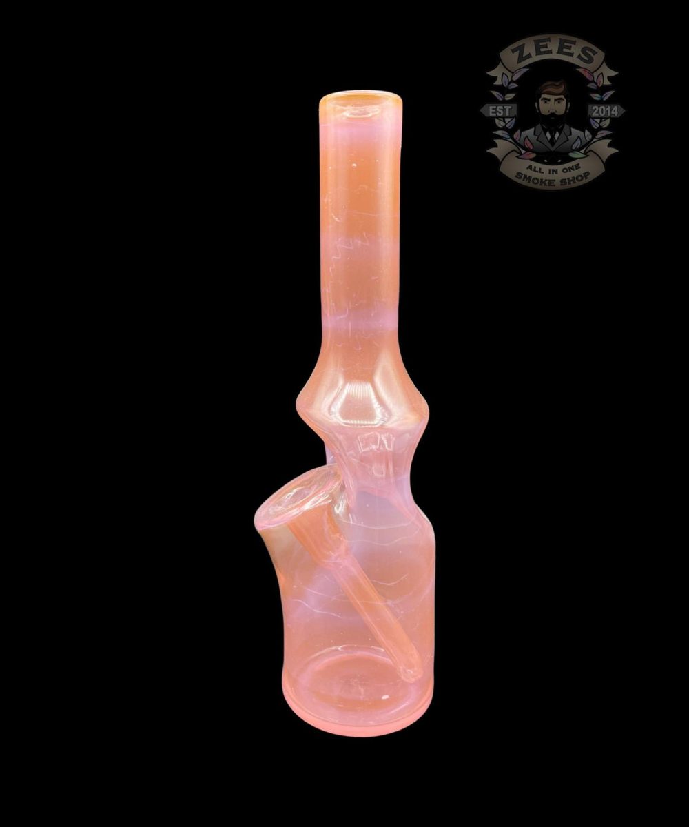 Alternative view of BRO-D GLASS ART: PINK FLAMINGO BOTTLE RIG #21