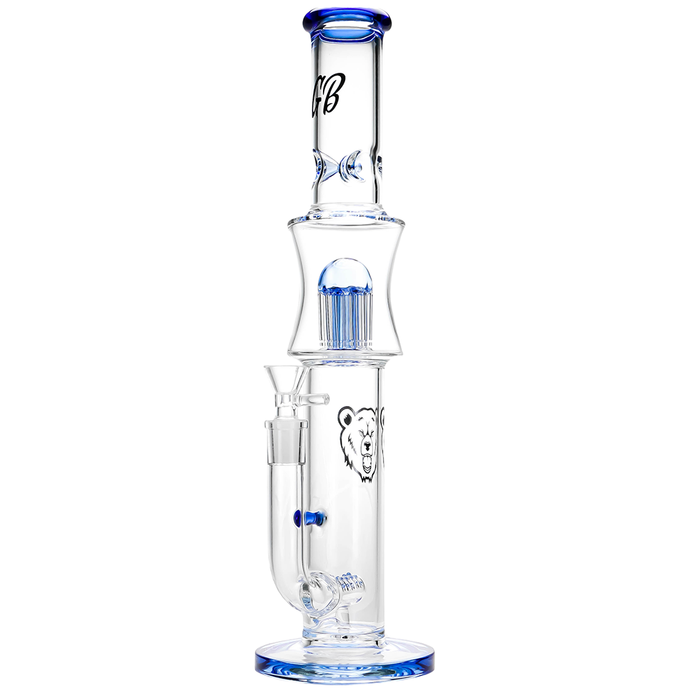 Alternative view of GREEN BEAR GLASS: 14" MINI SINGLE TREE