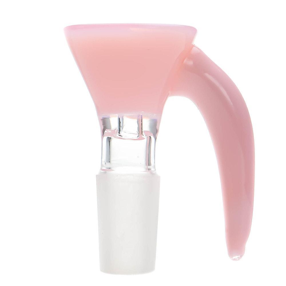 Alternative view of GREEN BEAR GLASS: FULL COLOR LONG HORN FLOWER SLIDE