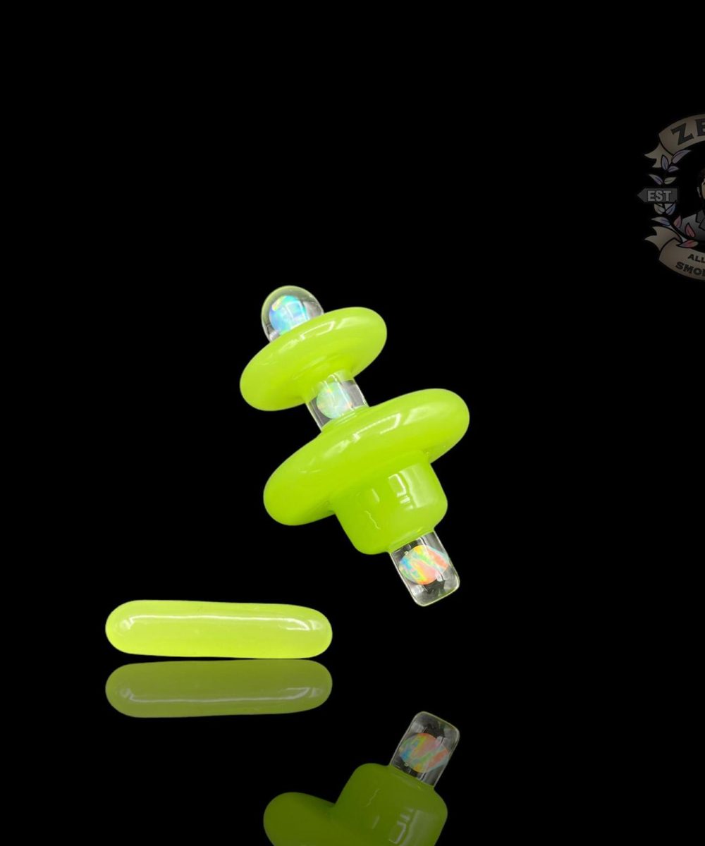 THE MAC SAVAGE: TRIPLE ENCASED OPAL UFO CAP AND PILLAR SET