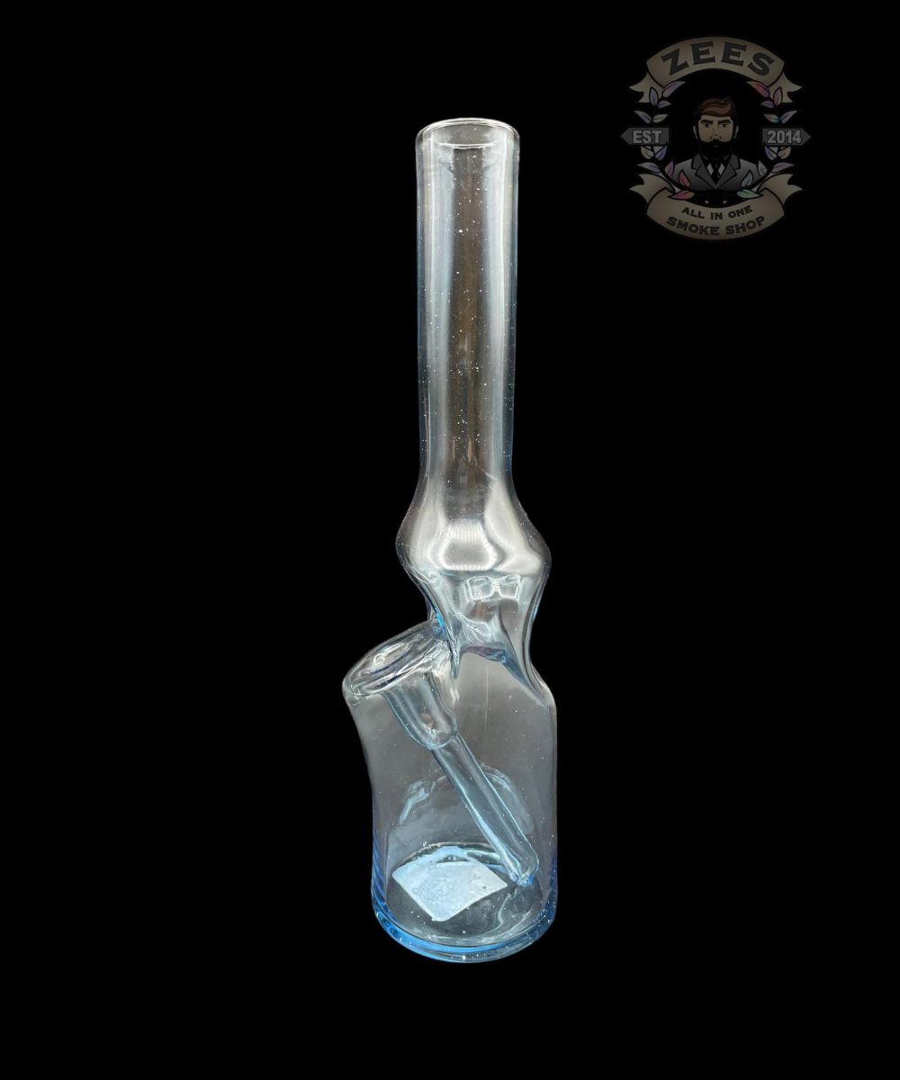 Alternative view of BRO-D GLASS ART: BLUE COBALT BOTTLE RIG #15