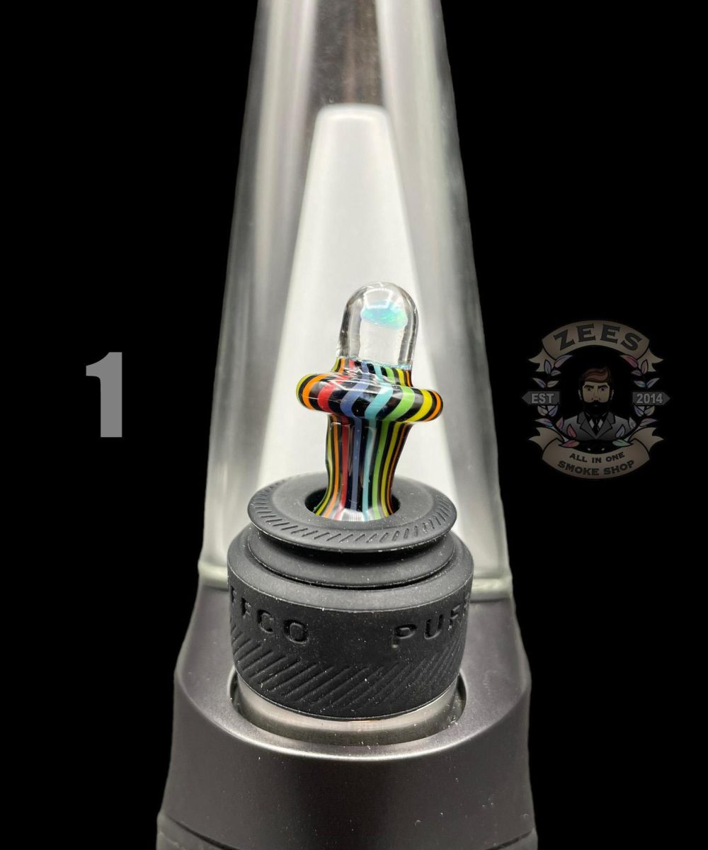 Alternative view of CALL YOUR FAM GLASS: ENCASED OPAL PUFFCO PEAK PRO BALL CAP