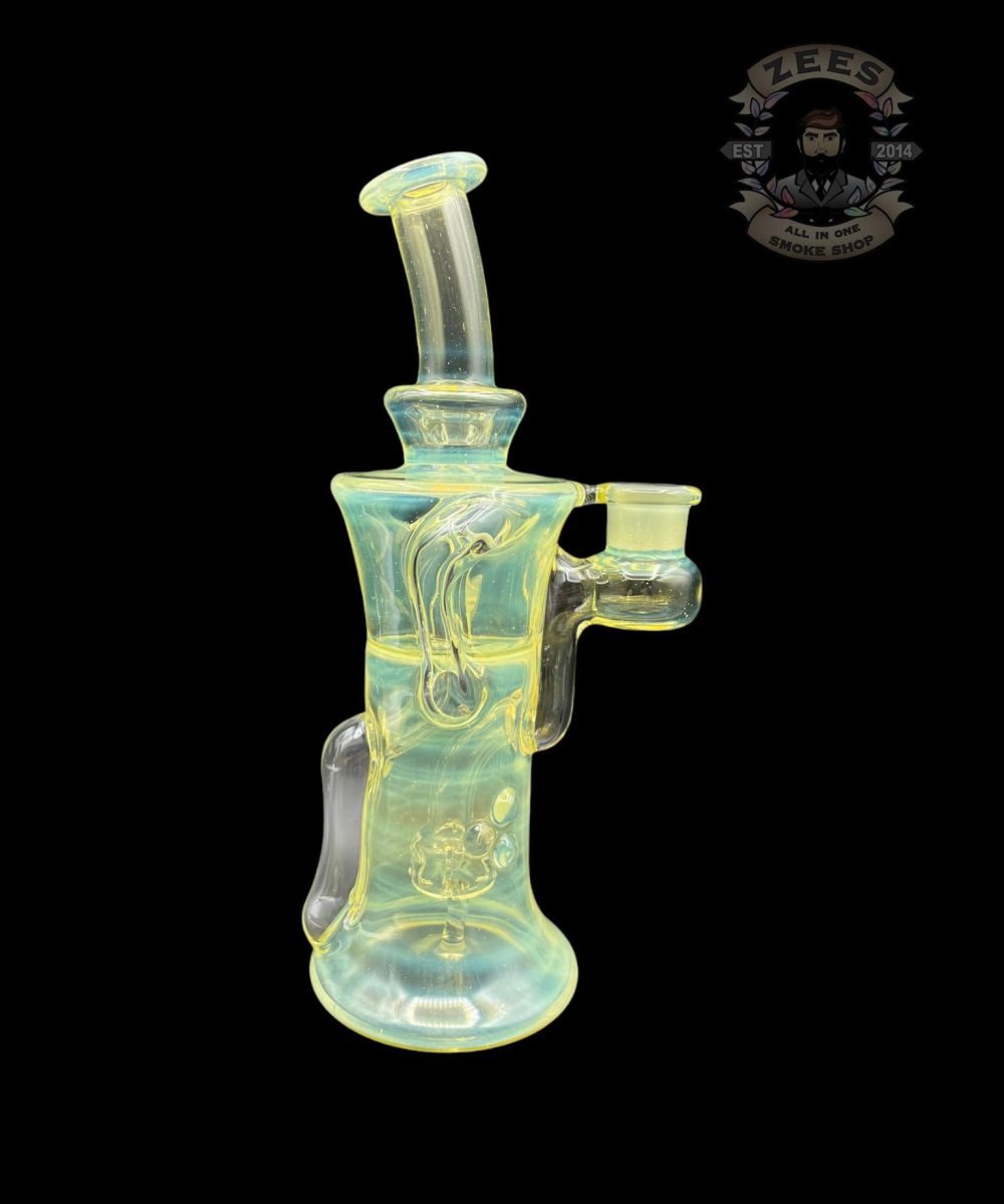 Alternative view of CHUBBY GLASS: SILVER FUMED CFL GILL RECYCLER