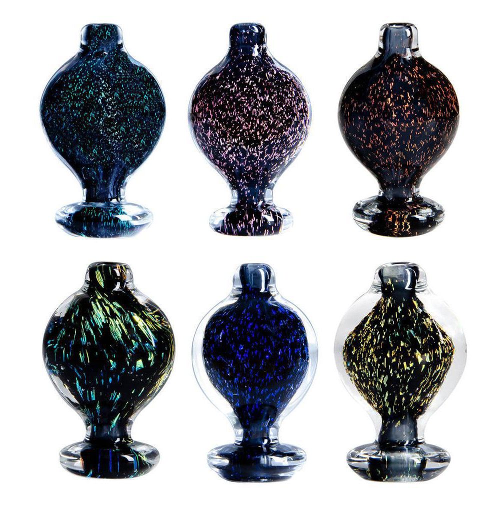 CALI BEAR GLASS: DICHRO PUFFCO PEAK BUBBLE CAP