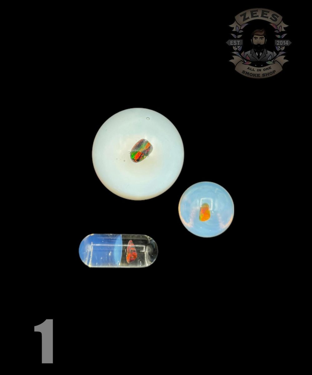 Alternative view of CAPTAIN TOKEZ GLASS: ENCASED OPAL TERP SLURP SET