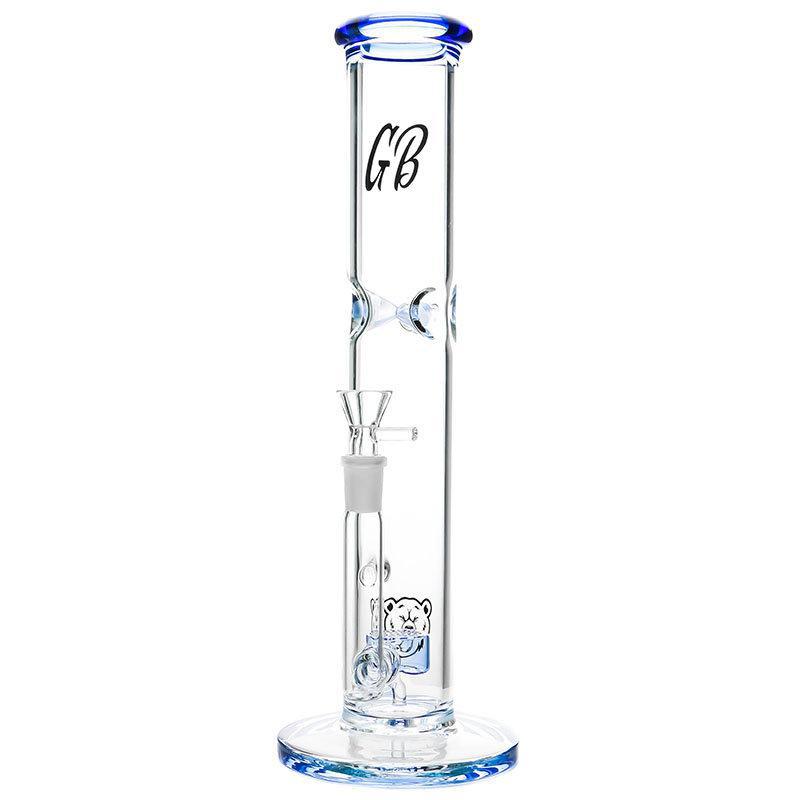 GREEN BEAR GLASS: 14" SEED STRAIGHT TUBE