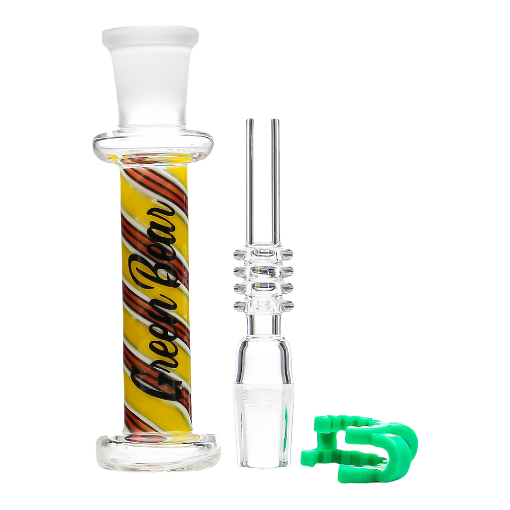 GREEN BEAR GLASS: WIG WAG NECTAR COLLECTOR