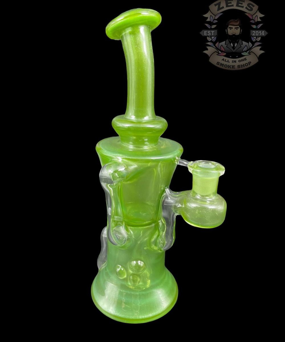 CHUBBY GLASS: MOSSY GREEN GILL RECYCLER