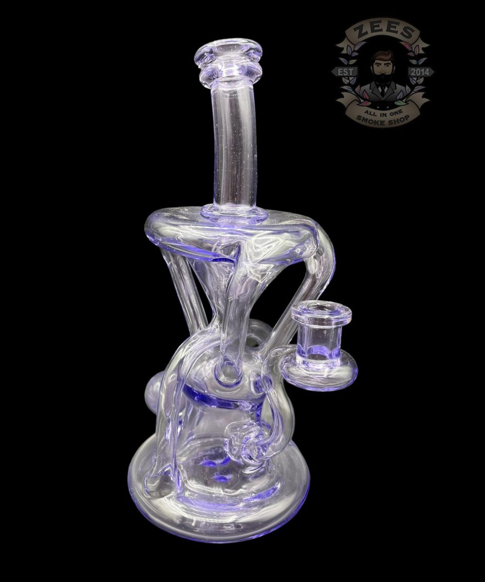 LOGI GLASS ART 3:2 PURPLE LOLLIPOP RECYCLER